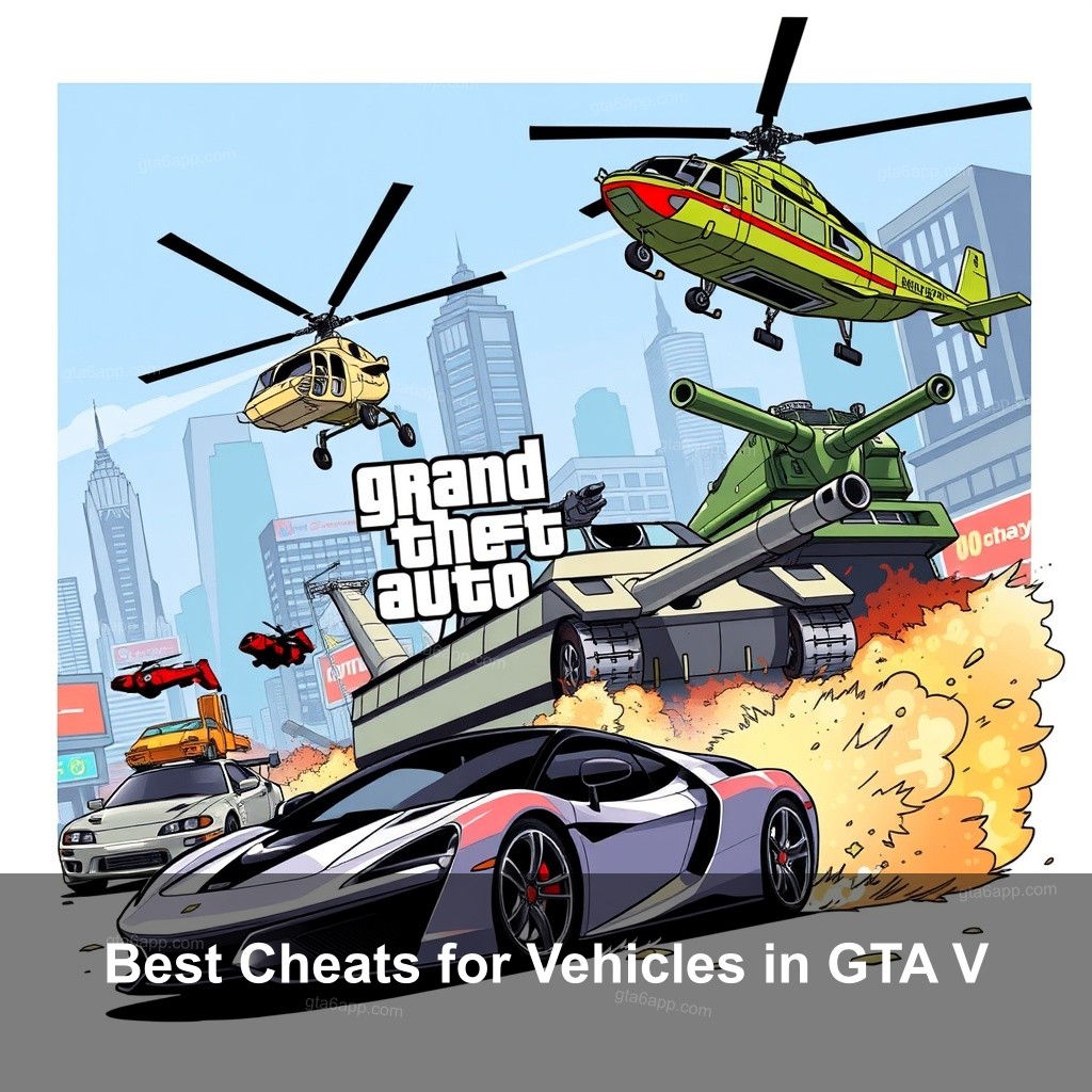 Best Cheats for Vehicles in GTA V