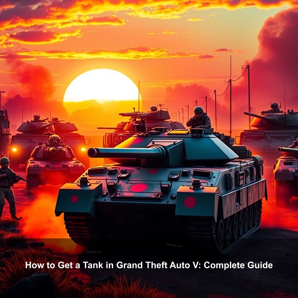 How to Get a Tank in Grand Theft Auto V: Complete Guide