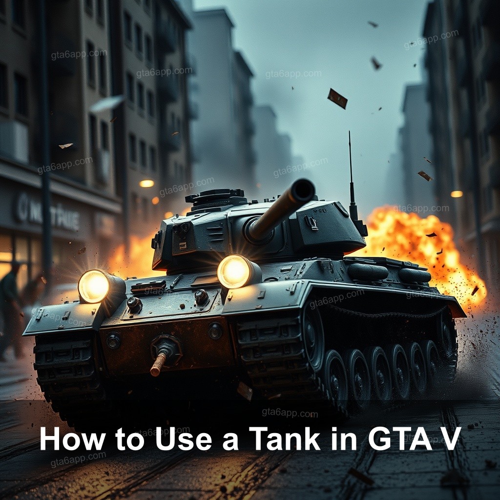 How to Use a Tank in GTA V