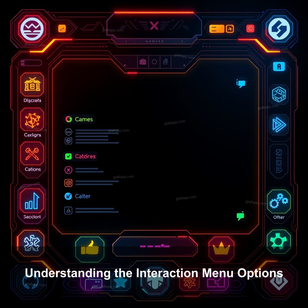 Understanding the Interaction Menu Options