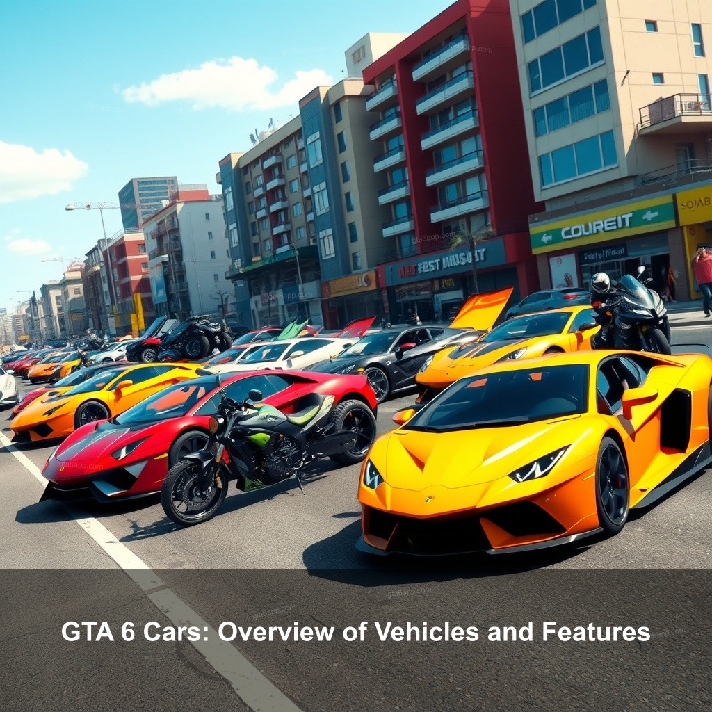 GTA 6 Cars: Overview of Vehicles and Features