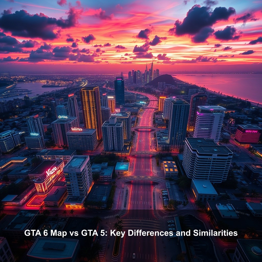 GTA 6 Map vs GTA 5: Key Differences and Similarities