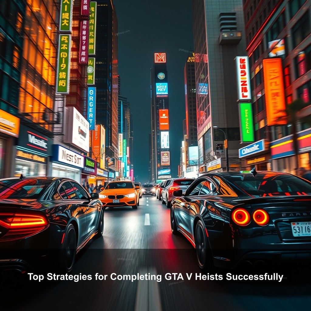 Top Strategies for Completing GTA V Heists Successfully