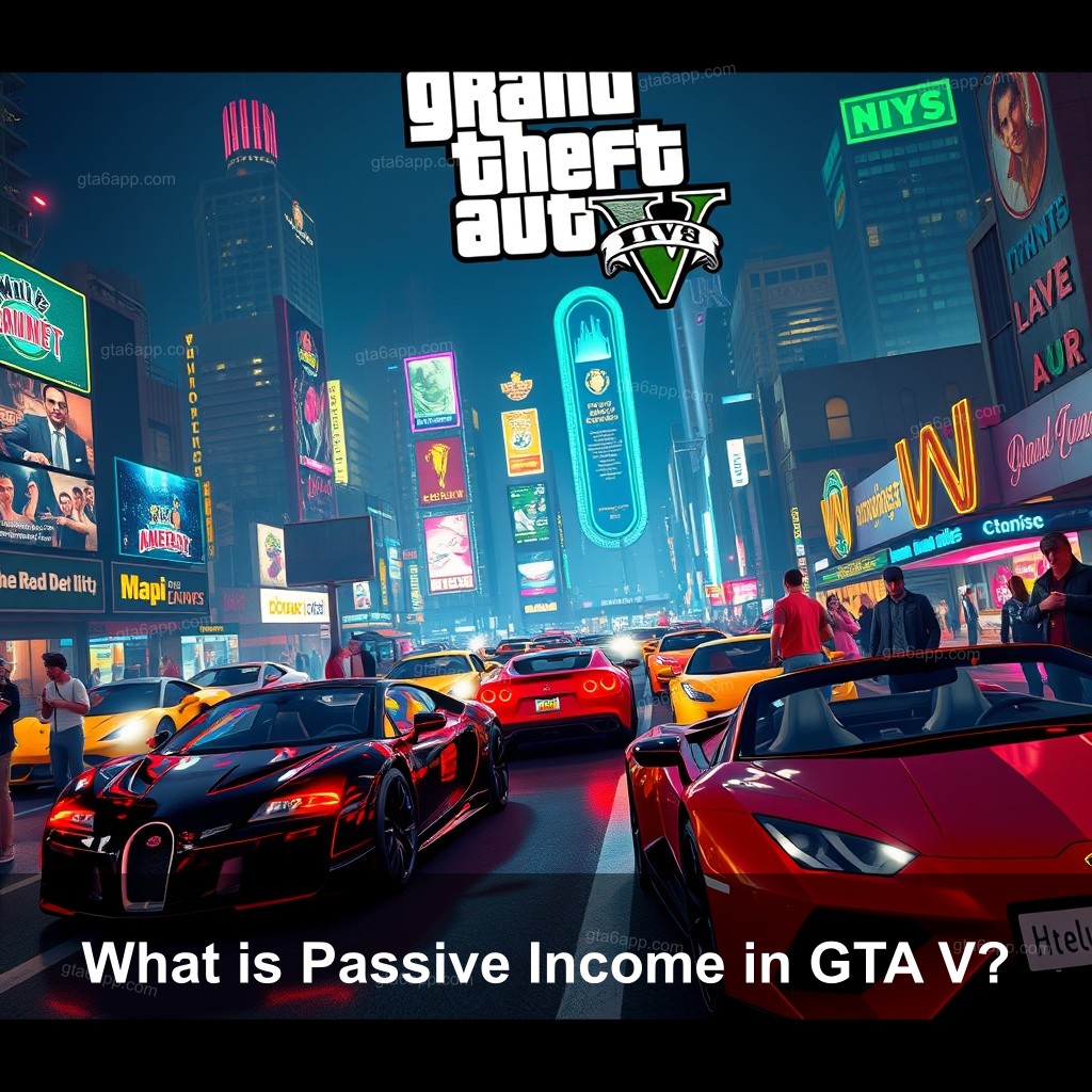 What is Passive Income in GTA V?