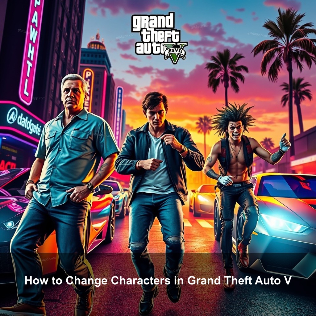 How to Change Characters in Grand Theft Auto V