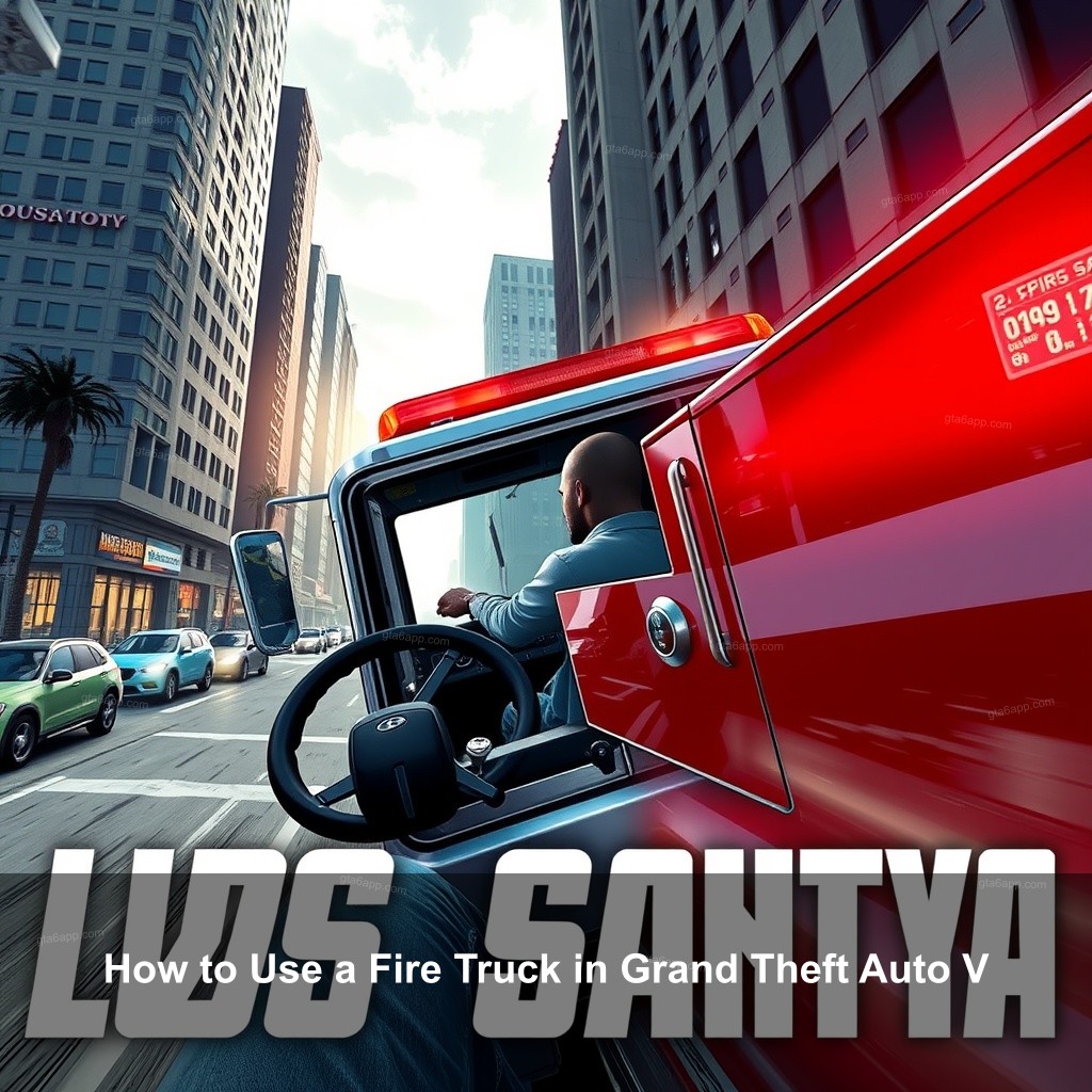 How to Use a Fire Truck in Grand Theft Auto V
