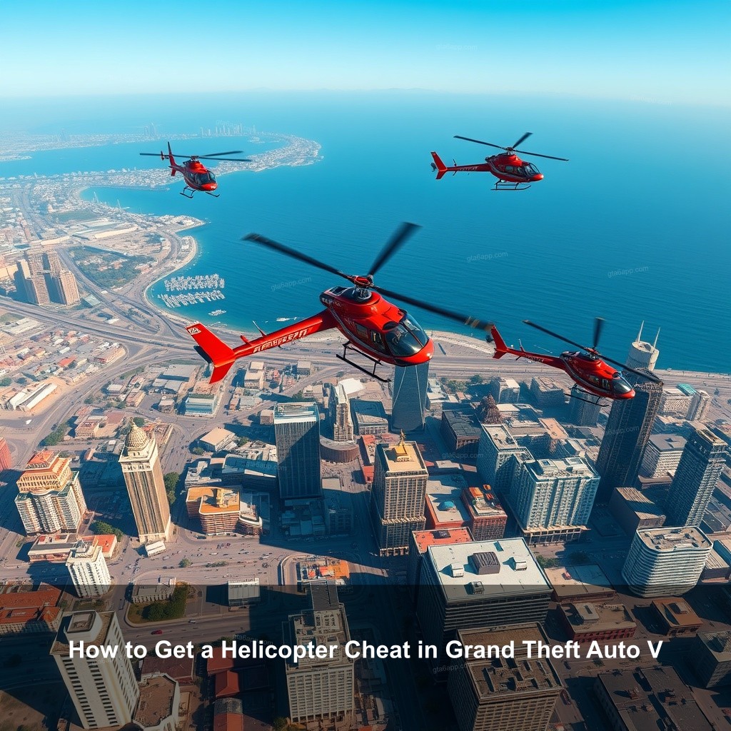How to Get a Helicopter Cheat in Grand Theft Auto V