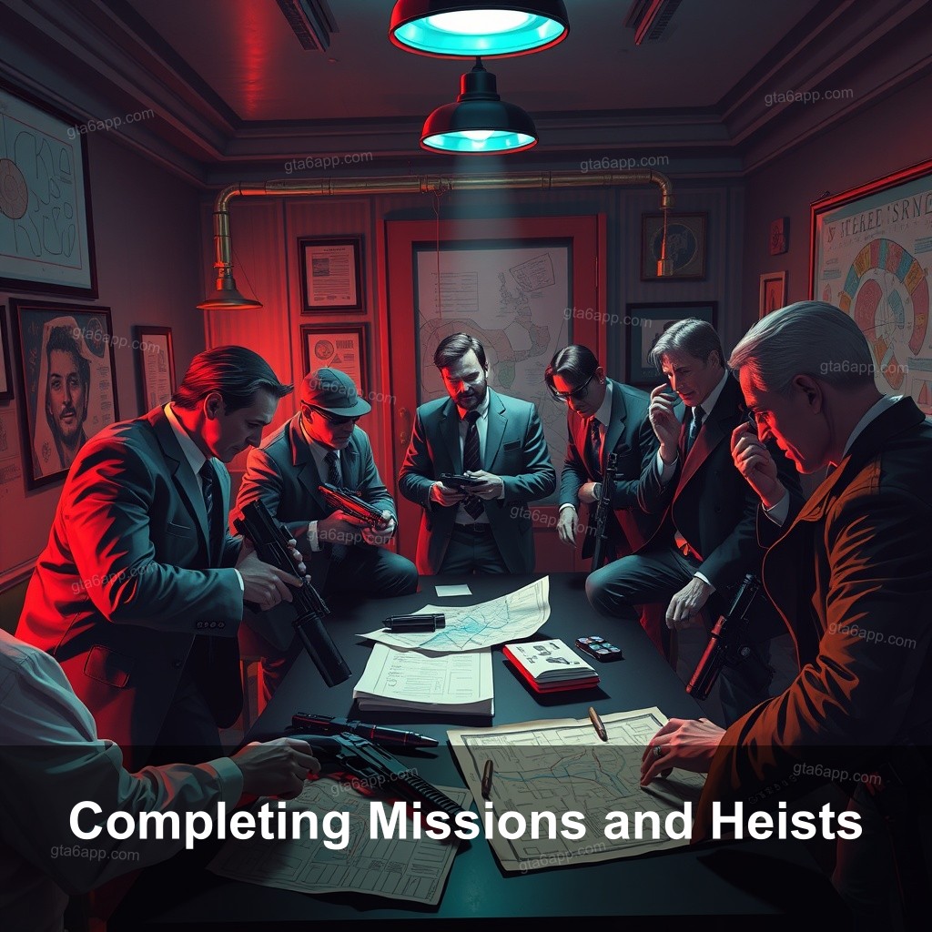 Completing Missions and Heists