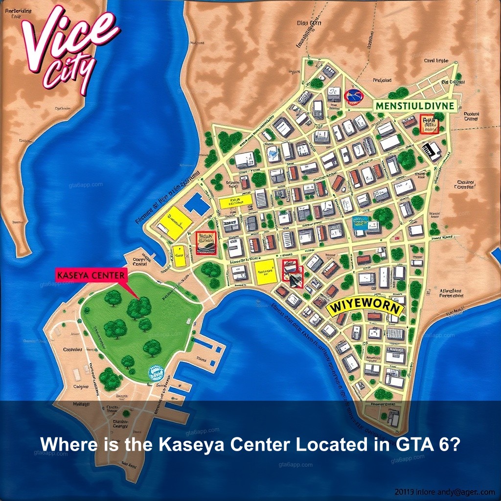 Where is the Kaseya Center Located in GTA 6?